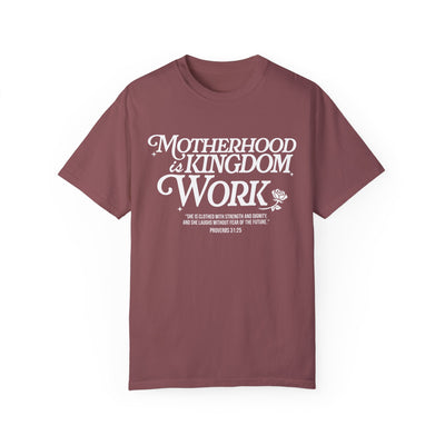 Motherhood Kingdom Psalm T-shirt (Comfort Colors)