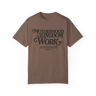 Motherhood Kingdom Psalm T-shirt (Comfort Colors)