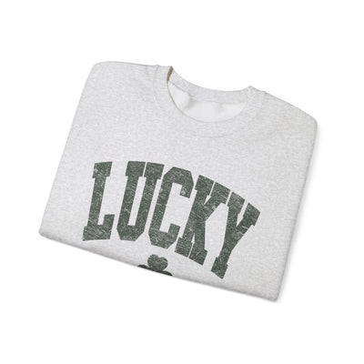 Lucky Sweatshirt - distressed  (GILDAN)