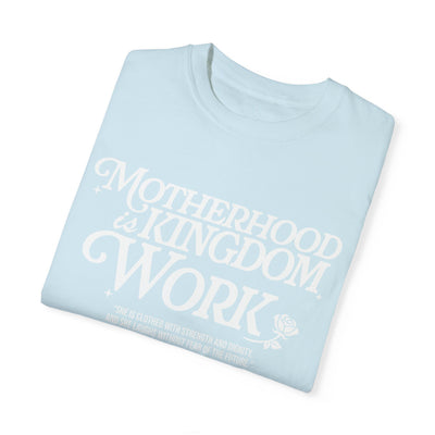 Motherhood Kingdom Psalm T-shirt (Comfort Colors)