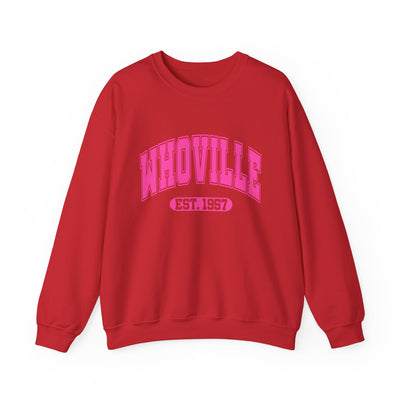 WHOVILLE UNIVERSITY 2 SIDED PRINT SWEATSHIRT (GILDAN)