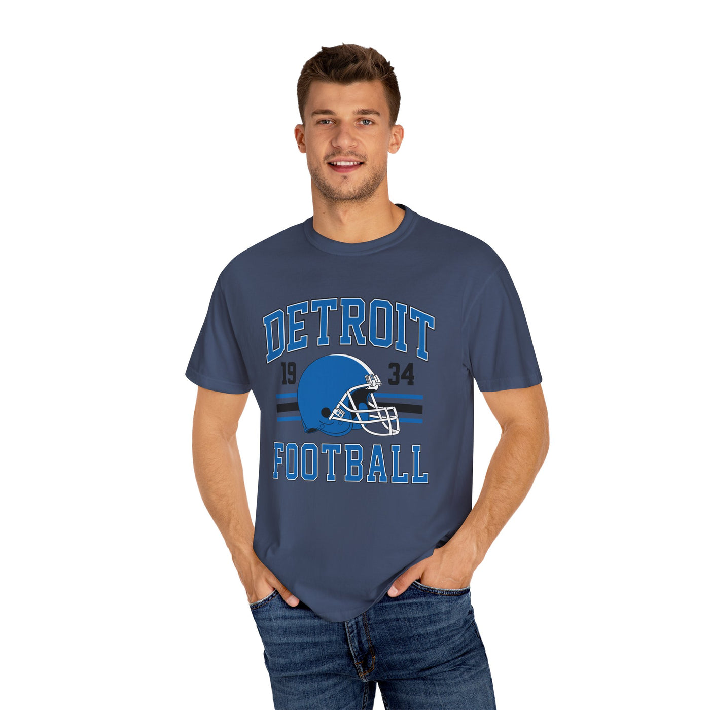 Detroit Football 1934 T-shirt (Comfort Colors)