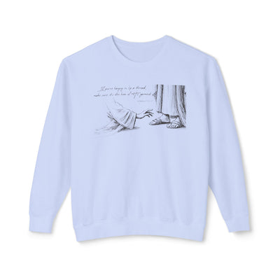 Hem of HIs Garment Graphic Sweatshirt (Comfort Colors)