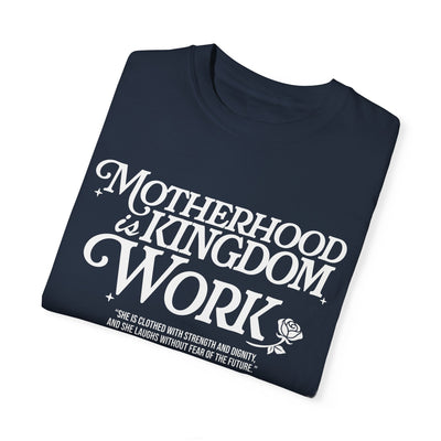 Motherhood Kingdom Psalm T-shirt (Comfort Colors)