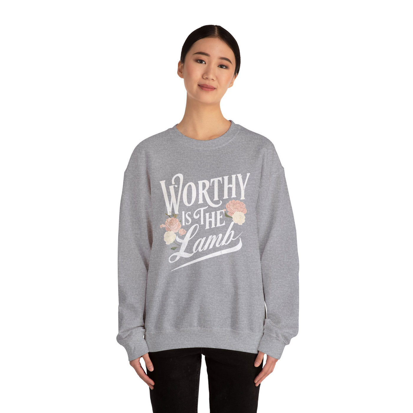 Worthy Is The Lamb Graphic Sweatshirt (GILDAN)
