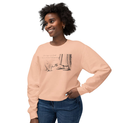 Hem of HIs Garment Graphic Sweatshirt (Comfort Colors)