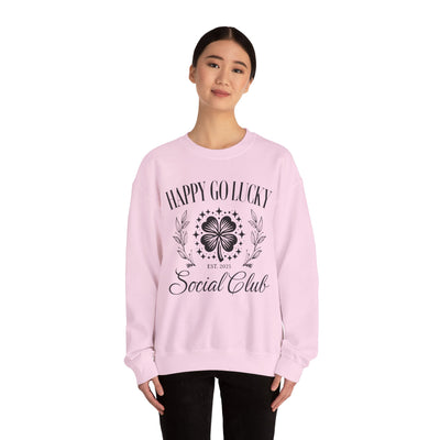 Happy Go Lucky Social Club Sweatshirt (GILDAN)