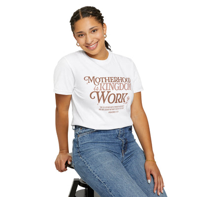 Motherhood Kingdom Psalm T-shirt (Comfort Colors)