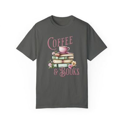 Coffee and Books T-shirt (COMFORT COLORS)