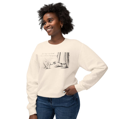 Hem of HIs Garment Graphic Sweatshirt (Comfort Colors)