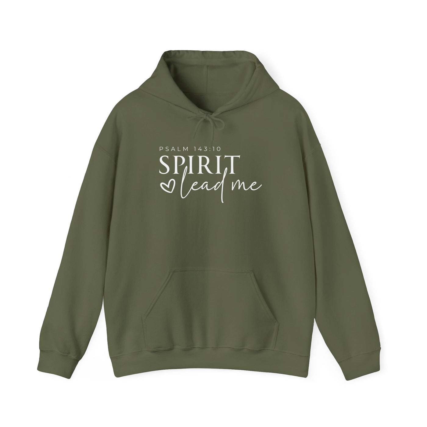 SPIRIT LEAD ME WHERE MY FAITH IS WITHOUT BORDERS HOODIE - 2 SIDED PRINT (Gildan)