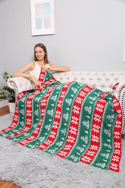 WINTER DREAMS PINE TREE THROW BLANKET