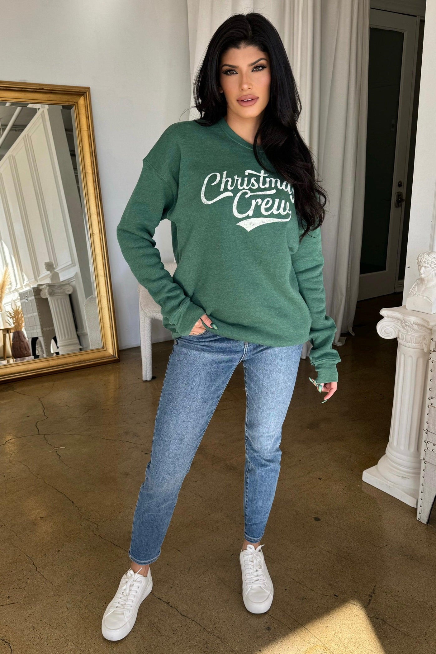 CHRISTMAS CREW PULLOVER , graphic pulllover , It's NOMB , CHRISTMAS CREW PULLOVER, CHRISTMAS CREW SWEATSHIRT, COZY GRAPHIC PULLOVER, COZY GRAPHIC SWEATSHIRT, graphic sweatshirt, SWEATSHIRTS , It's NOMB , itsnomb.com