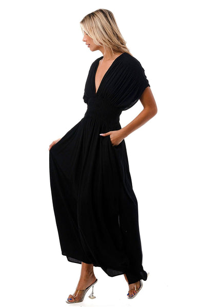 GARCELLE DRESS , Dress , it’sNOMB. The Label , black, black dress, dress, dresses, it's nomb the label, ITS NOMB, Its None of My Business, ITSNOMB, ITSNOMBTHELABEL, IT’S NOMB, Jessica Nickson, kimono, kimono sleeve, Maternity, Maternity Friendly, maxi, midi , It's NOMB , itsnomb.com