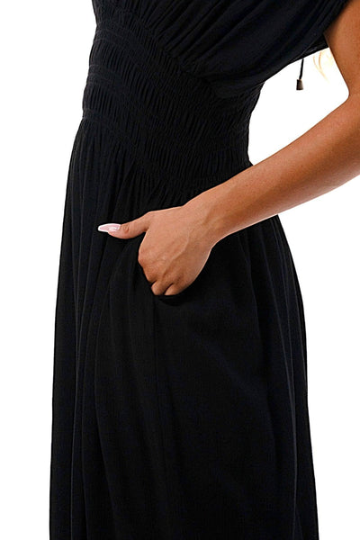 GARCELLE DRESS , Dress , it’sNOMB. The Label , black, black dress, dress, dresses, it's nomb the label, ITS NOMB, Its None of My Business, ITSNOMB, ITSNOMBTHELABEL, IT’S NOMB, Jessica Nickson, kimono, kimono sleeve, Maternity, Maternity Friendly, maxi, midi , It's NOMB , itsnomb.com