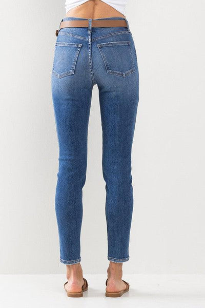 HARPER JEANS , JEANS , It's NOMB , BLUE DENIM, BLUE JEANS, dark wash skinny jeans, DENIM, HIGH RISE DENIM, JEANS, MEDIUM WASH, skinny jeans, skinny stretchy jeans , It's NOMB , itsnomb.com