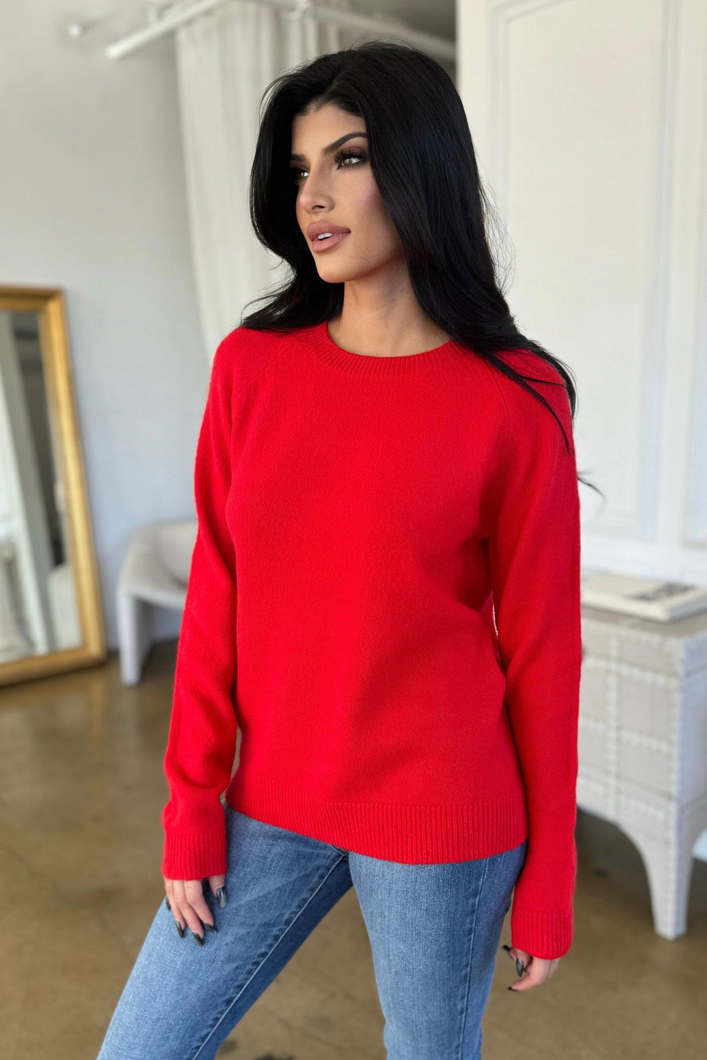 JAMIE SWEATER , SWEATER , It's NOMB , cashmere sweater, crew neck simple sweater with relaxed fit, dressy everyday sweater, sweater , It's NOMB , itsnomb.com