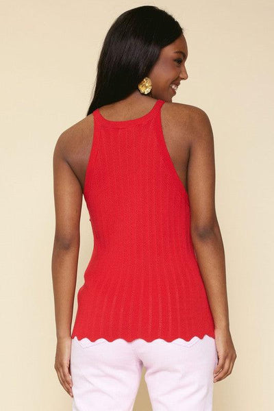 LILY TANK , BLOUSE , It's NOMB , DRESSY TANK TOP RED , It's NOMB , itsnomb.com