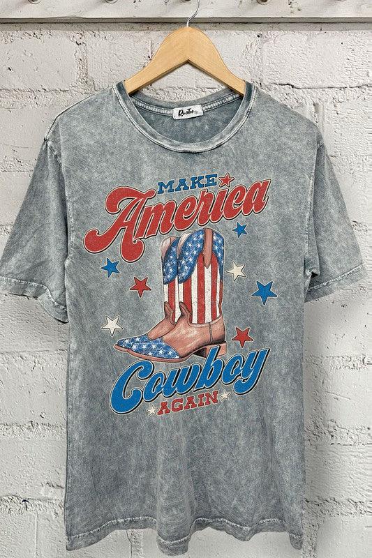 MAKE AMERICA COWBOY AGAIN TEE (PLUS AVAILABLE) , T-SHIRT , it’sNOMB. The Label , 4th of July, AMERICA, CASUAL T-SHIRT, CREW NECK, CREWNECK, GRAPHIC, GRAPHIC TEE, it's nomb, it's nomb the label, Its None of My Business, ITSNOMB, ITSNOMBTHELABEL, Jessica Nickson, MAKE AMERICA COWBOY AGAIN, Patriotic, SINCE 1776, T-SHIRT, TEE, TEES, TSHIRT, TSHIRTS , It's NOMB , itsnomb.com