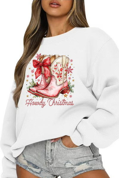 HOWDY CHRISTMAS SWEATSHIRT (GILDAN)