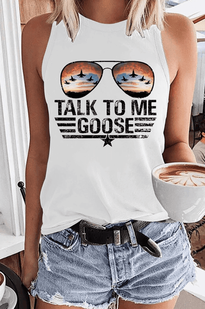 TALK TO ME GOOSE TANK , T-SHIRT , it’sNOMB. The Label , TALK TO ME GOOSE TANK, TOP GUN GRAPHIC TANK TOP , It's NOMB , itsnomb.com