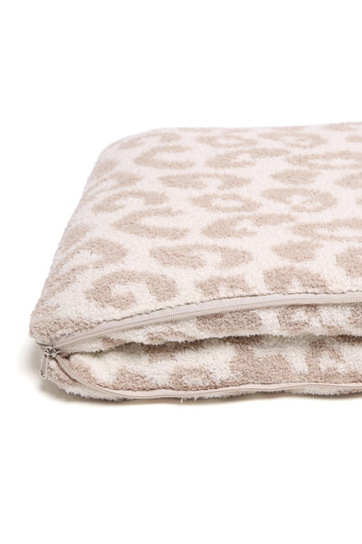 WINTER DREAMS 2 IN 1 TRAVEL BLANKET AND PILLOW , Blankets , it’sNOMB. The Label , 2 IN 1 BLANKET AND PILLOW, barefoot, barefoot dreams, BAREFOOT DREAMS TRAVEL BLANKET, blanket, blankets, christmas present, it's nomb, ITSNOMB, leopard, leopard print, pattern, prints, stocking stuffers, throw, throw blanket, throw blankets, throws , It's NOMB , itsnomb.com